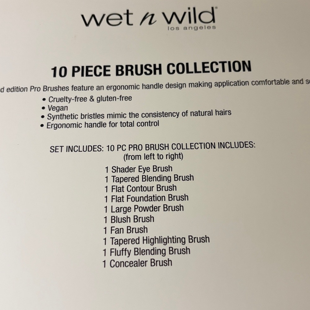 Wet n Wild Metallic Pink 10 piece brush collection BNIB - Picture 2 of 7